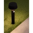 NovaLuce CHIARO solar lámpa fém, fekete, LED, 1W, 69lm, 3000K, IP54 - NL-9136462