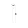 NovaLuce CHIARO solar lámpa fém, fekete, LED, 1W, 69lm, 3000K, IP54 - NL-9136463
