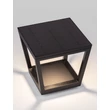 NovaLuce CUPPA kültéri állólámpa fém, üveg, antracit, áttetsző, LED, 2W, 186lm, 3000K, IP54 - NL-9136464