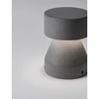 NovaLuce LUA kültéri állólámpa cement, szürke, LED, 12W, 629lm, 3000K, IP65 - NL-9186184