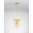 NovaLuce REVΙΑ függeszték fém, arany, LED, 8W, 3000K, 351 Lm - NL-9186991