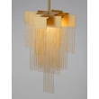 NovaLuce REVΙΑ függeszték fém, arany, LED, 8W, 3000K, 351 Lm - NL-9186991