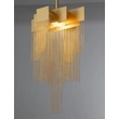 NovaLuce REVΙΑ függeszték fém, arany, LED, 8W, 3000K, 351 Lm - NL-9186991