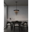NovaLuce REVΙΑ függeszték fém, fekete, LED, 28W, 3000K, 1092 Lm - NL-9186992