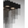NovaLuce REVΙΑ függeszték fém, fekete, LED, 28W, 3000K, 1092 Lm - NL-9186992