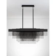 NovaLuce REVΙΑ függeszték fém, fekete, LED, 46W, 3000K, 1654 Lm - NL-9186996