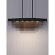 NovaLuce REVΙΑ függeszték fém, fekete, LED, 46W, 3000K, 1654 Lm - NL-9186996