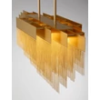 NovaLuce REVΙΑ függeszték fém, arany, LED, 46W, 3000K, 1654 Lm - NL-9186997