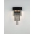 NovaLuce REVΙΑ fali lámpa fém, fekete, szürke, LED, 8W, 3000K, 290 Lm - NL-9186998