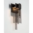 NovaLuce REVΙΑ fali lámpa fém, fekete, szürke, LED, 8W, 3000K, 290 Lm - NL-9186998