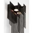 NovaLuce REVΙΑ fali lámpa fém, fekete, szürke, LED, 8W, 3000K, 290 Lm - NL-9186998