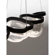 NovaLuce CLAIR függeszték fém, üveg, fekete, áttetsző, LED, 43W, 3500K, 1766 Lm - NL-9187001