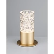 NovaLuce PHOS asztali lámpa fém, akril, arany, áttetsző, LED, 5W, 3000K, 320Lm - NL-9190200
