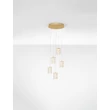 NovaLuce PHOS függeszték fém, akril, arany, áttetsző, LED, 28W, 3000K, 1792 Lm - NL-9190201
