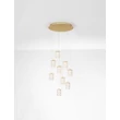 NovaLuce PHOS függeszték fém, akril, arany, áttetsző, LED, 46W, 3000K, 2951 Lm - NL-9190203