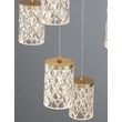 NovaLuce PHOS függeszték fém, akril, arany, áttetsző, LED, 46W, 3000K, 2951 Lm - NL-9190203