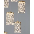 NovaLuce PHOS függeszték fém, akril, arany, áttetsző, LED, 46W, 3000K, 2951 Lm - NL-9190203