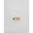 NovaLuce PHOS fali lámpa fém, akril, arany, áttetsző, LED, 6W, 3000K, 385 Lm - NL-9190205