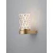 NovaLuce PHOS fali lámpa fém, akril, arany, áttetsző, LED, 6W, 3000K, 385 Lm - NL-9190205