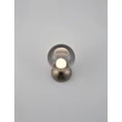 NovaLuce SILENZIO fali lámpa fém, üveg, nikkel, füstszín, LED, 6W, 3000K, 265 Lm - NL-9190210