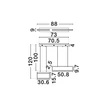 NovaLuce ALUNA függeszték fém, akril, arany, szürke, fekete, LED, 5W, 3000K, 320 Lm - NL-9190220