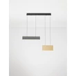 NovaLuce ALUNA függeszték fém, akril, arany, szürke, fekete, LED, 5W, 3000K, 320 Lm - NL-9190220