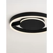 NovaLuce SIENA mennyezet lámpa fém, akril, fekete, fehér, LED, 41W, 2700-3000-4000K, 1638 Lm - NL-9190858