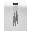 NovaLuce STILVI függeszték fém, fekete, LED, 15W, 845lm, 3000K - NL-9232152