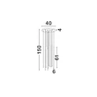 NovaLuce STILVI függeszték fém, fekete, LED, 41W, 1522lm, 3000K - NL-9232153