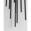 NovaLuce STILVI függeszték fém, fekete, LED, 41W, 1522lm, 3000K - NL-9232153