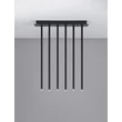 NovaLuce STILVI mennyezet lámpa fém, fekete, LED, 17W, 573lm, 3000K - NL-9232155