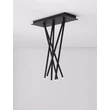 NovaLuce STILVI mennyezet lámpa fém, fekete, LED, 17W, 573lm, 3000K - NL-9232155