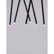 NovaLuce STILVI mennyezet lámpa fém, fekete, LED, 17W, 573lm, 3000K - NL-9232155