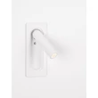 NovaLuce INLITE beépithető fali lámpa fém, fehér, LED, 3W, 3000K, 166 Lm - NL-9232219