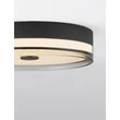 NovaLuce HELIOS mennyezet lámpa fém, akril, fekete, LED, 22W, 3000K, 1210 Lm - NL-9236229