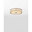 NovaLuce HELIOS mennyezet lámpa fém, akril, fekete, pezsgőszín, LED, 22W, 3000K, 1320 Lm - NL-9236230