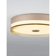 NovaLuce HELIOS mennyezet lámpa fém, akril, fekete, pezsgőszín, LED, 22W, 3000K, 1320 Lm - NL-9236230
