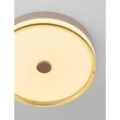 NovaLuce HELIOS mennyezet lámpa fém, akril, fekete, pezsgőszín, LED, 22W, 3000K, 1320 Lm - NL-9236230