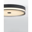 NovaLuce HELIOS mennyezet lámpa fém, akril, fekete, LED, 31W, 3000K, 1705 Lm - NL-9236231
