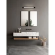 NovaLuce FASKO fürdőszobai fali lámpa fém, akril, arany, fehér, LED, 16W, 1019lm, 3000K, IP44 - NL-9236298