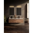 NovaLuce FASKO fürdőszobai fali lámpa fém, akril, arany, fehér, LED, 13W, 908lm, 3000K, IP44 - NL-9236302