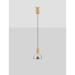 NovaLuce VOI függeszték fém, üveg, arany, füstszín, LED, 8W, 239lm, 3000K - NL-9236304