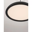 NovaLuce FELICIA függeszték fém, akril, fekete, LED, 25W, 3000K, 1765 Lm - NL-9268038