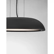 NovaLuce FELICIA függeszték fém, akril, fekete, LED, 25W, 3000K, 1765 Lm - NL-9268038