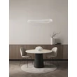 NovaLuce DUSSA függeszték fém, fehér, LED, 52W, 3045lm, 3000K - NL-9345690