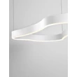 NovaLuce DUSSA függeszték fém, fehér, LED, 52W, 3045lm, 3000K - NL-9345690