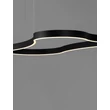 NovaLuce DUSSA függeszték fém, fekete, LED, 61W, 3364lm, 3000K - NL-9345693