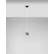 NovaLuce ORENDA függeszték fém, üveg, fekete, füstszín, LED, 5W, 225lm, 3000K - NL-9416957
