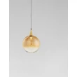 NovaLuce ORENDA függeszték fém, üveg, fekete, pezsgő, LED, 5W, 250lm, 3000K - NL-9416958
