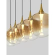 NovaLuce ORENDA függeszték fém, üveg, fekete, pezsgő, LED, 20W, 1250lm, 3000K - NL-9416964